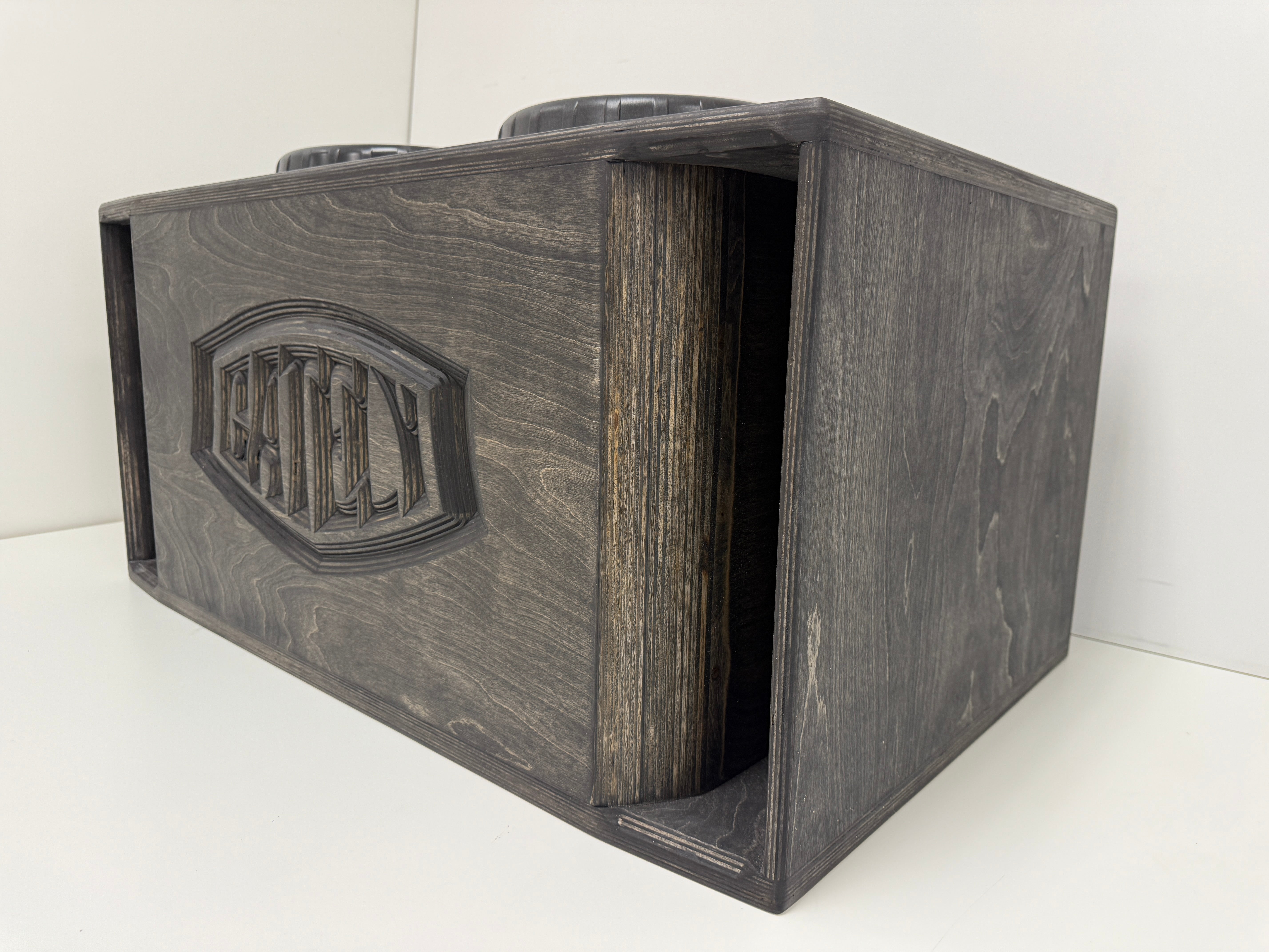 5.5cf - 2 x 12” Subs Up Port Back