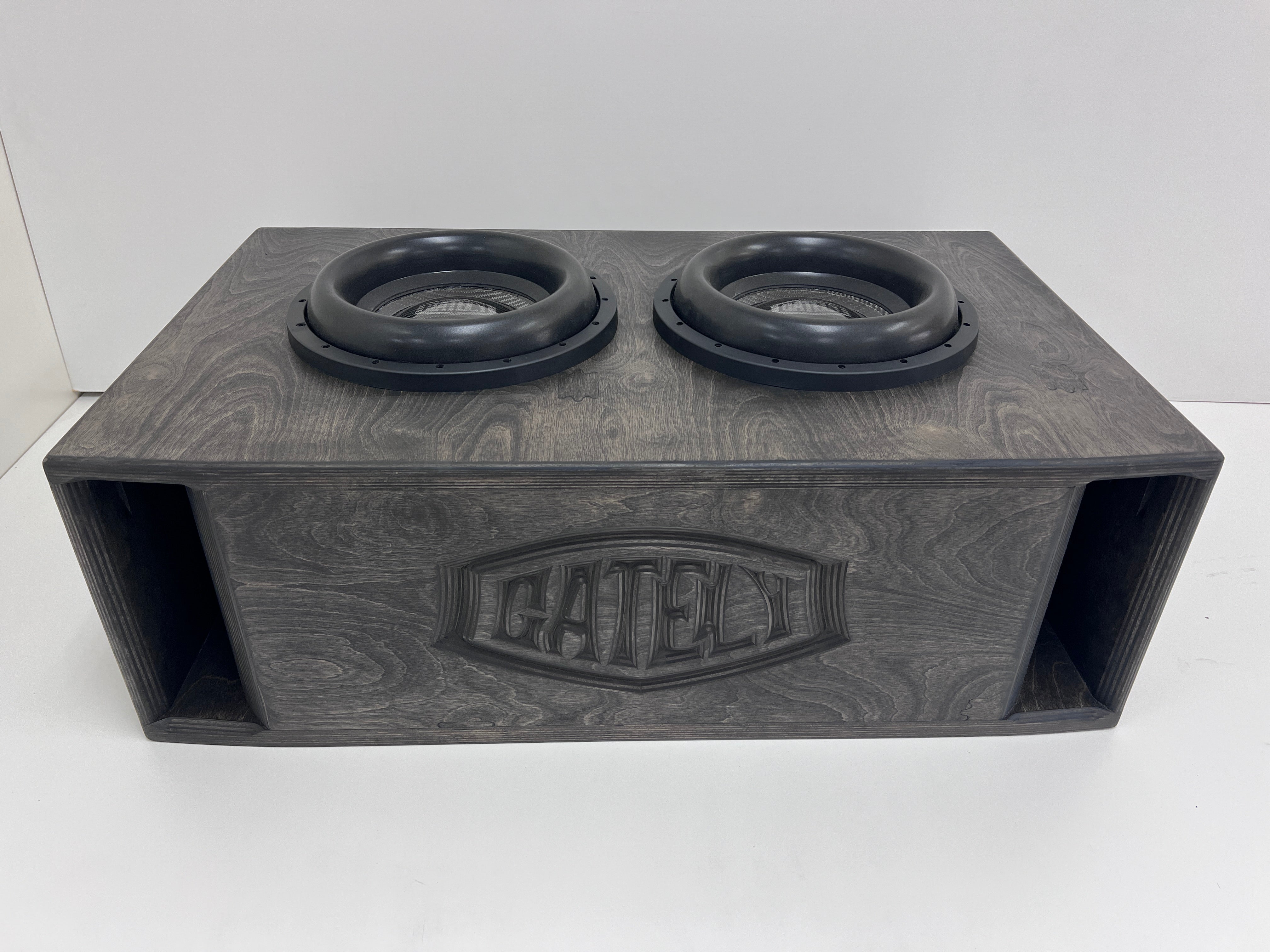 Gately Audio - 2 x 12” subs up port back 3.25cf shorty