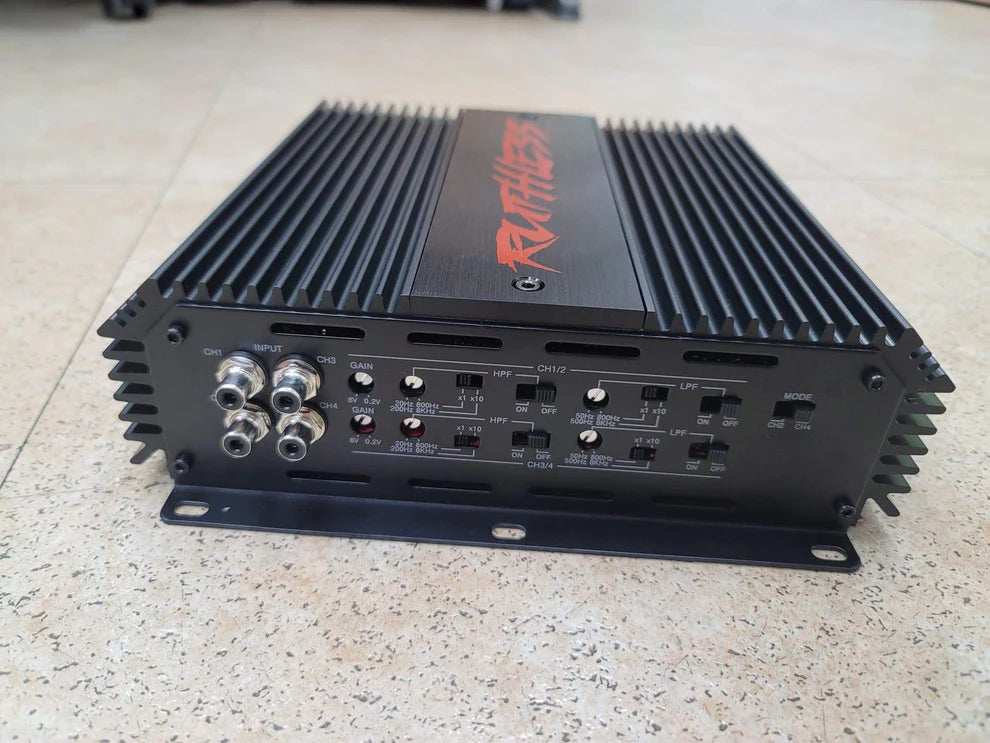 Ruthless Audio 800.4 Amp Signal Side