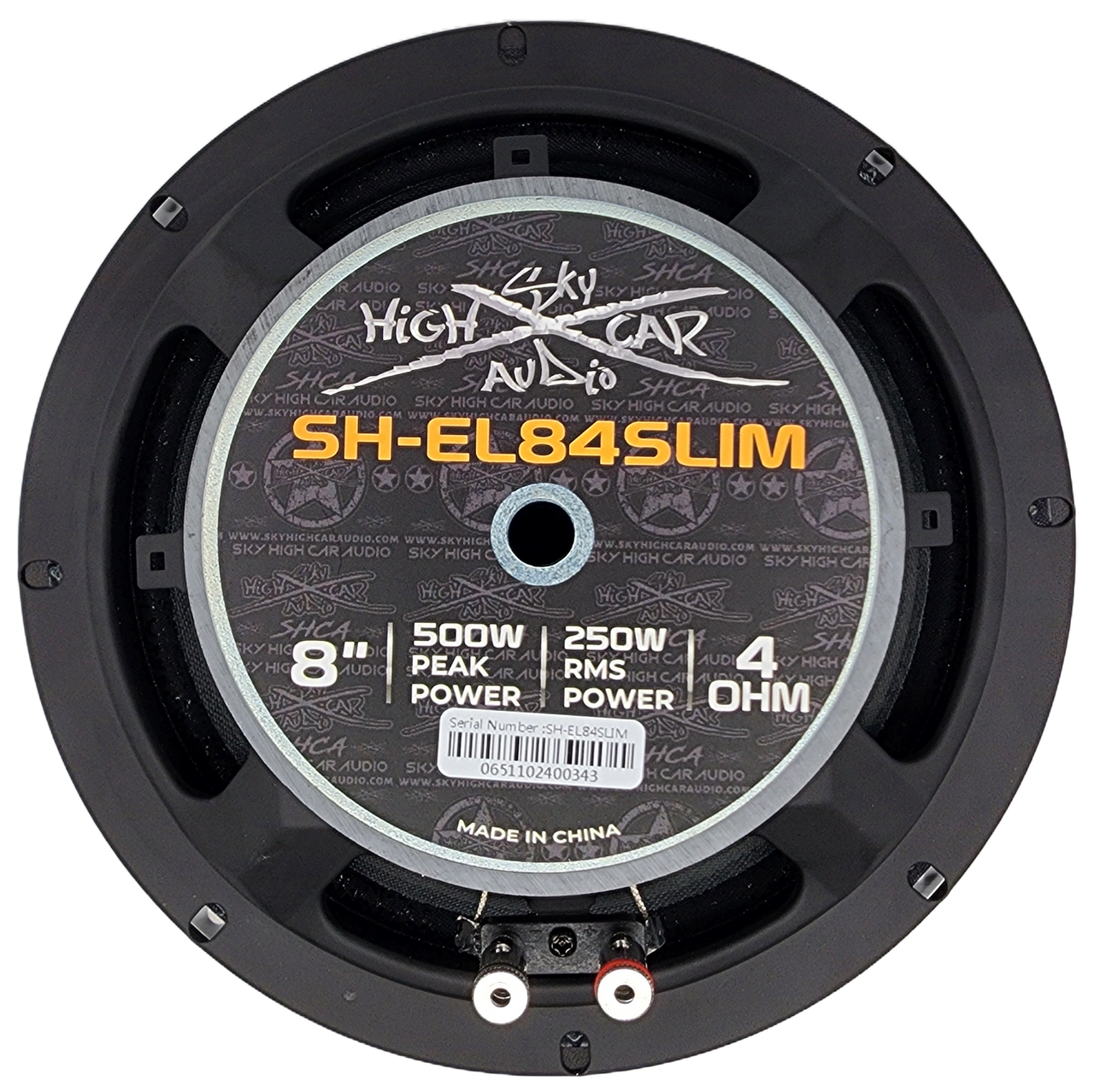 Sky High Car Audio SH-EL84 Slim 8" Pro Audio Midrange Speaker (Single)
