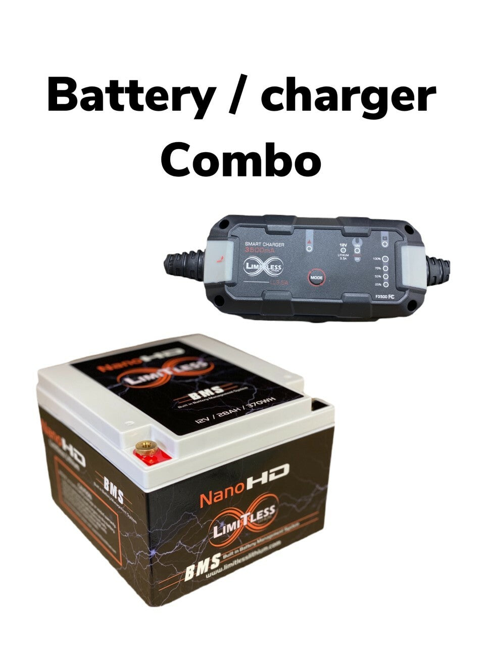Limitless Lithium Nano -HD Motorcycle Power sports Battery w