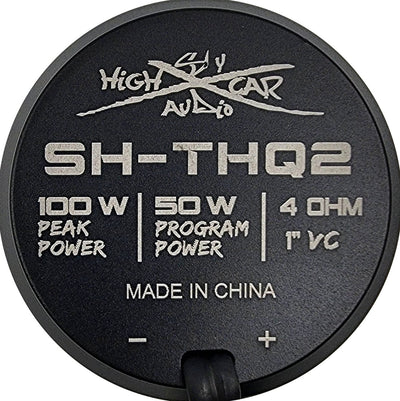 Sky High Car Audio 2" Encapsulated Dome Tweeter with Ceramic Diaphragm