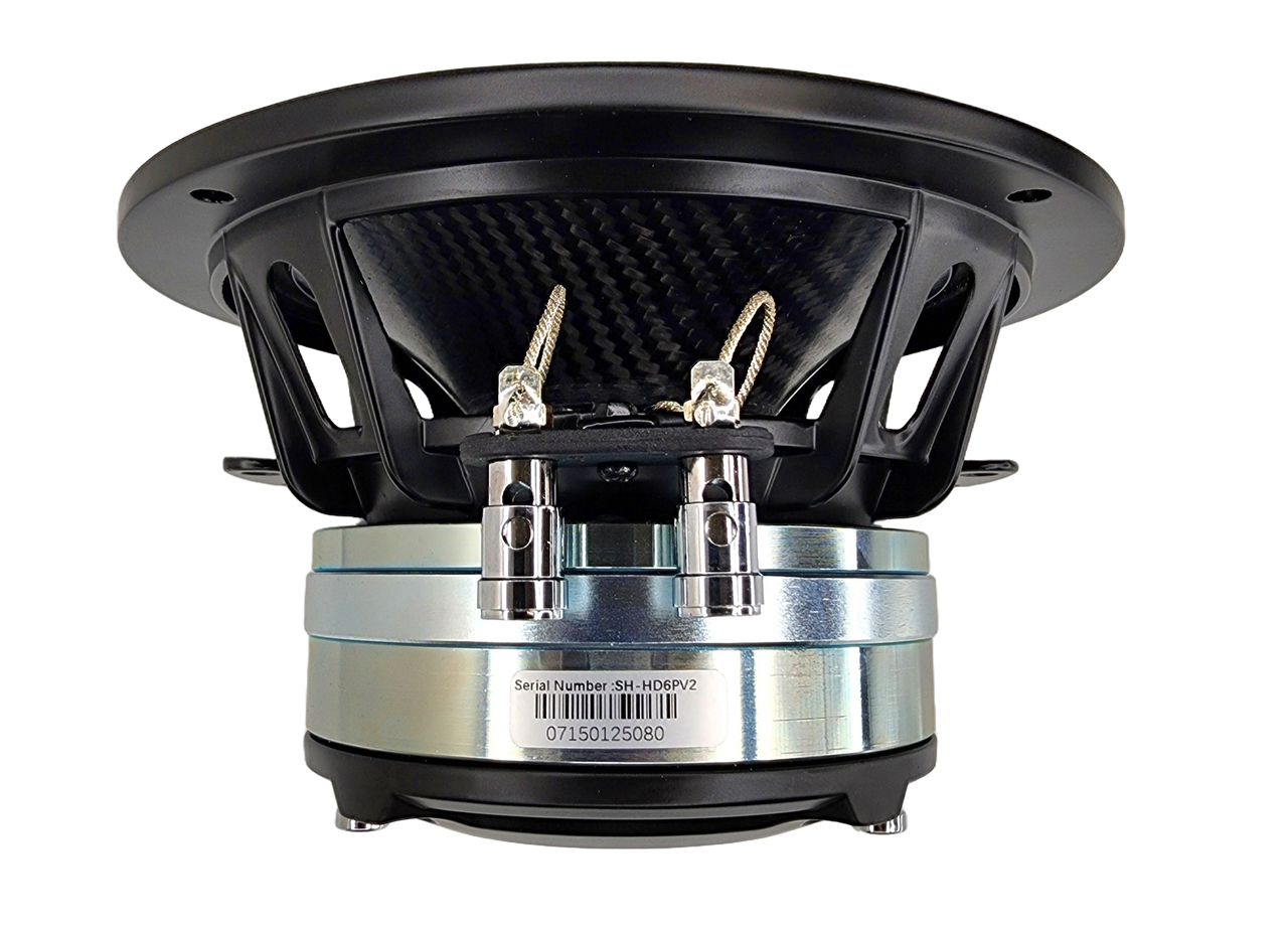 Sky High Car Audio Pro Audio HD6P V2 6.5" Hybrid Loudspeaker W/ 2" Compression Driver Horn (Single)