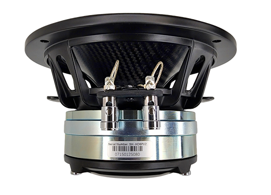 Sky High Car Audio Pro Audio HD6P V2 6.5" Hybrid Loudspeaker W/ 2" Compression Driver Horn (Single)