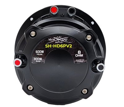 Sky High Car Audio Pro Audio HD6P V2 6.5" Hybrid Loudspeaker W/ 2" Compression Driver Horn (Single)