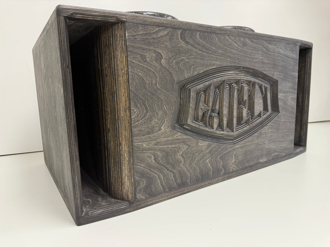 5.5cf - 2 x 12” Subs Up Port Back