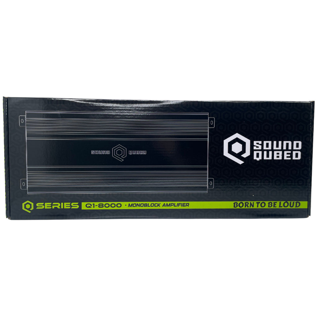 SoundQubed 8000 Watt Q1-8000 Q Series Mono Block Amplifier