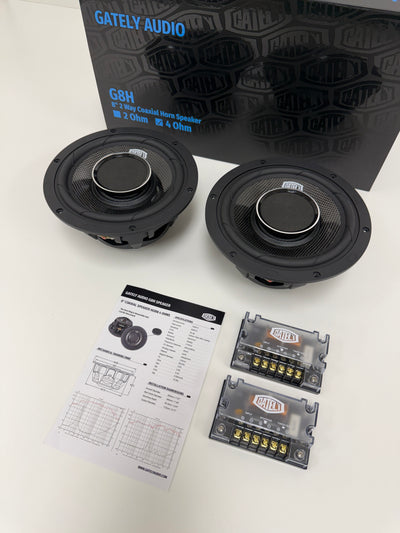 G8H- 2 way Coaxial Horn 8" Speaker (pair)
