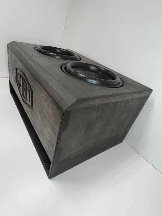 12.5cf - 2 x 18” Subs Up Port Back