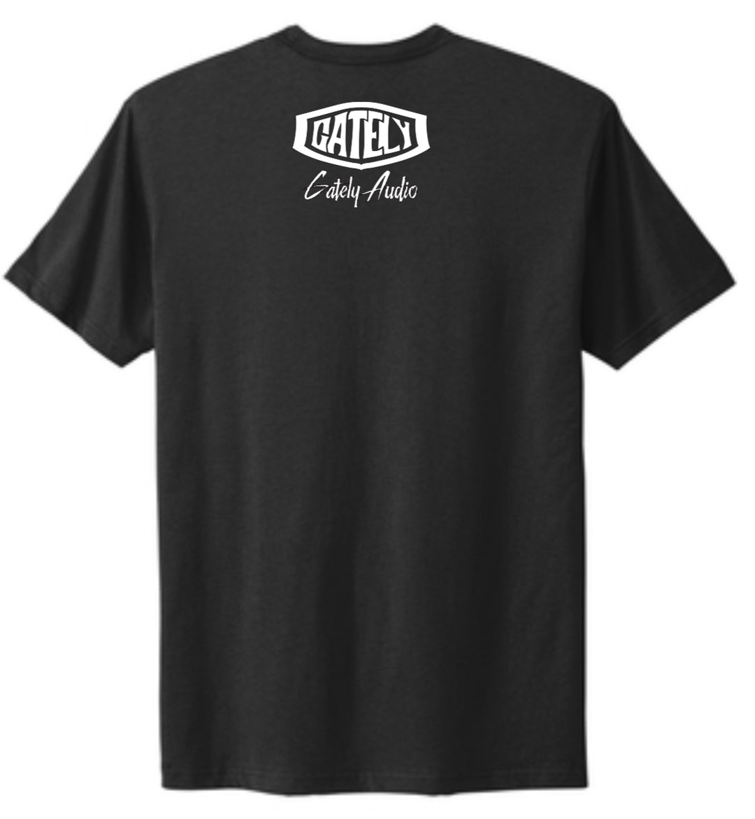 Gately BuildTestTuneDemoRepeat T-Shirt in Black – Gately Audio