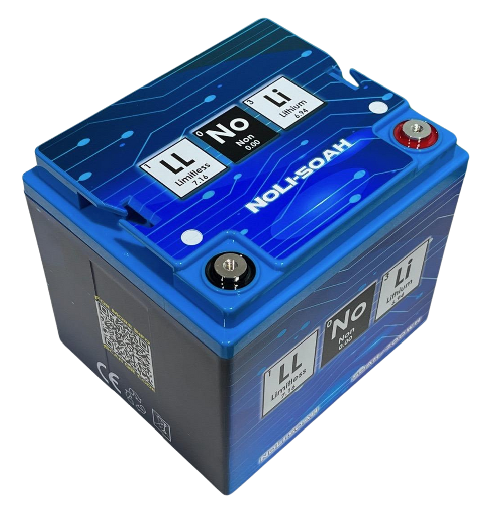 Limitless Lithium 50ah NoLi Left side