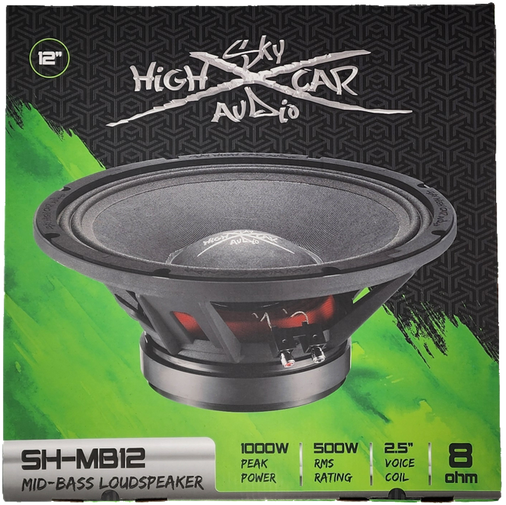 SHCA Pro Audio MB12 12" Midbass Loudspeaker 1000 Watts 8 ohm (Single)