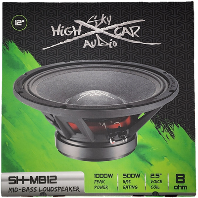SHCA Pro Audio MB12 12" Midbass Loudspeaker 1000 Watts 8 ohm (Single)