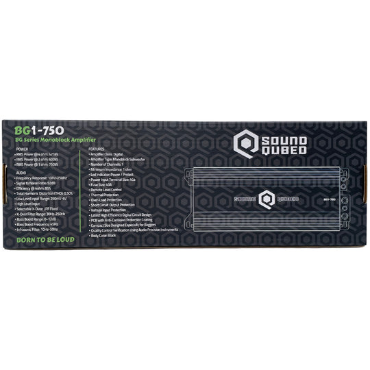SoundQubed 750 Watt BG1-750 Bagger Series Amplifier (Ultra Compact)