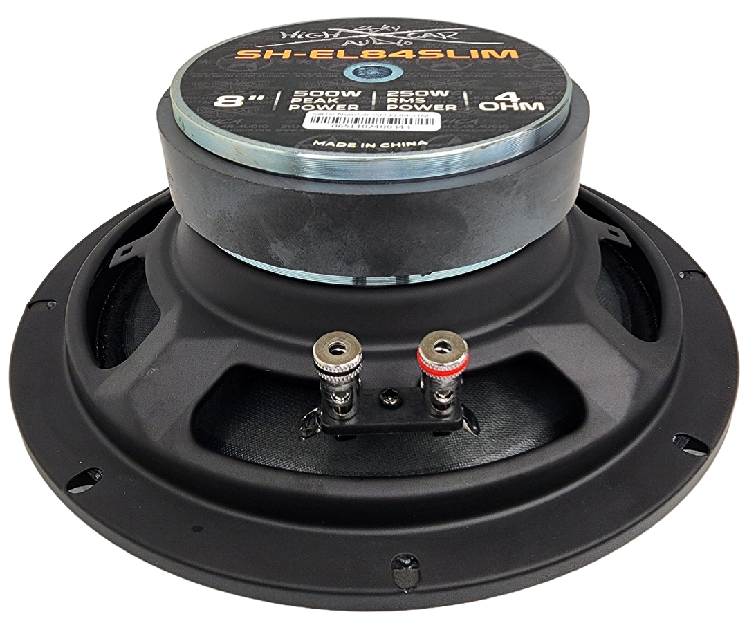 Sky High Car Audio SH-EL84 Slim 8" Pro Audio Midrange Speaker (Single)