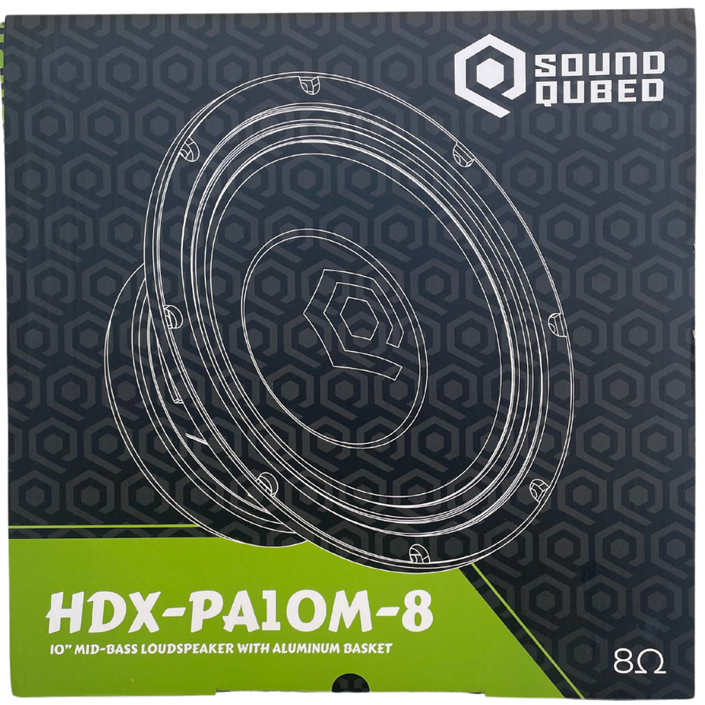 Soundqubed HDX Series Pro Audio 10" Speaker (single)