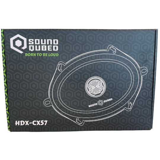 Soundqubed HDX Series 5x7" Coaxial 2-way Speakers (Pair)