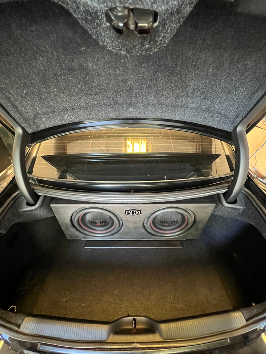 GA Charger 2 x 12 Trunk View