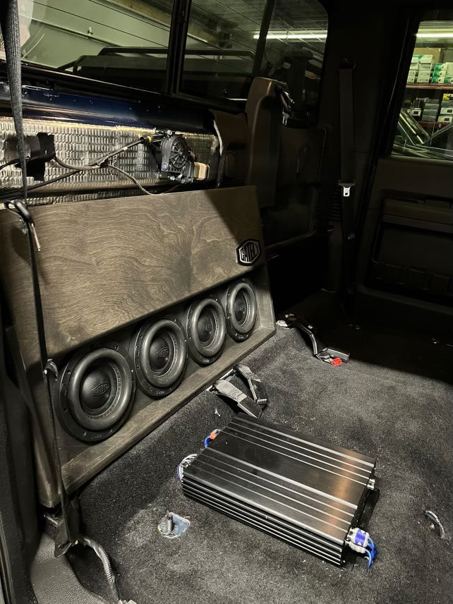 Gately Audio - Ford CrewCab 4 x 6.5” (1994-2016) Behind the Seat