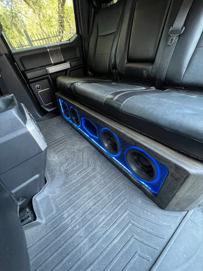 Ford CrewCab F-250 4 x 8” Acrylic Face (2017+) Seat Lift Included