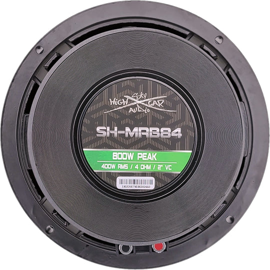 SHCA MRB84 8" Midrange Loudspeaker 2" VC 4 ohm (Single Speaker)