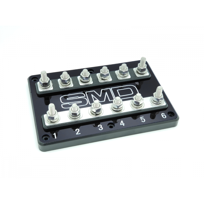 SMD 6-Spot ANL Fuse Block (Aluminum)